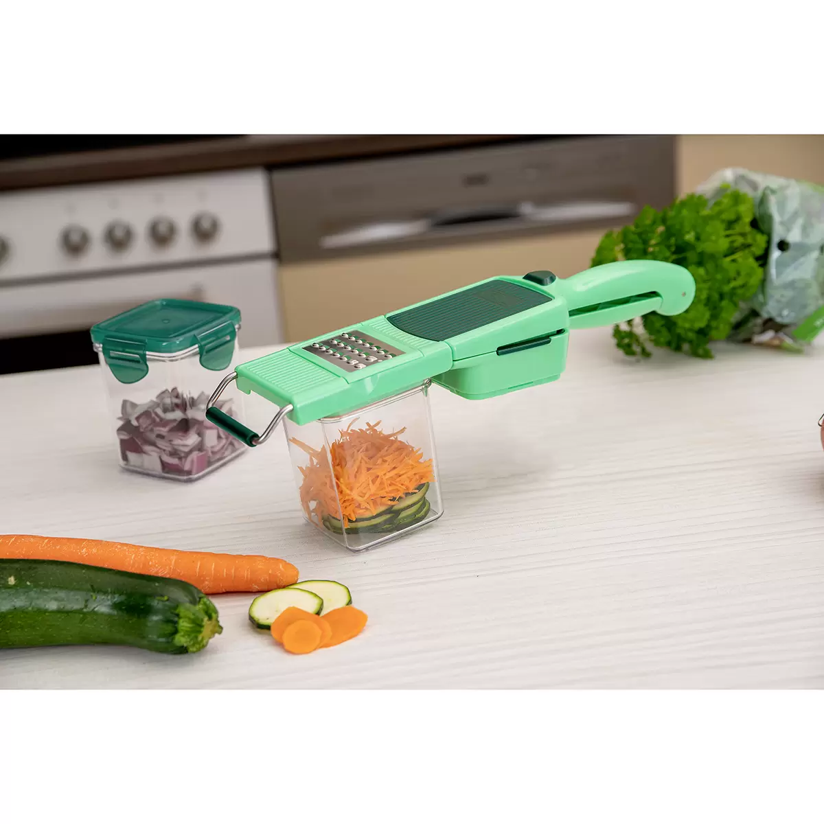 Küchenmesser Genius grün
