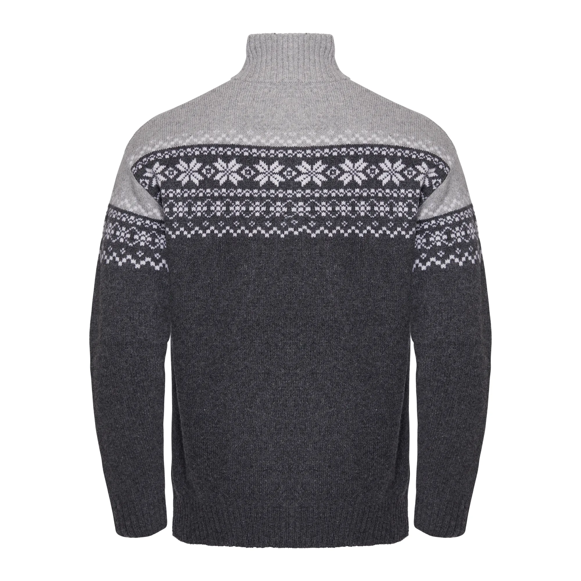 Gridarmor Snøkrystall Hz Ullgenser Men Dark Grey/Light Grey/White