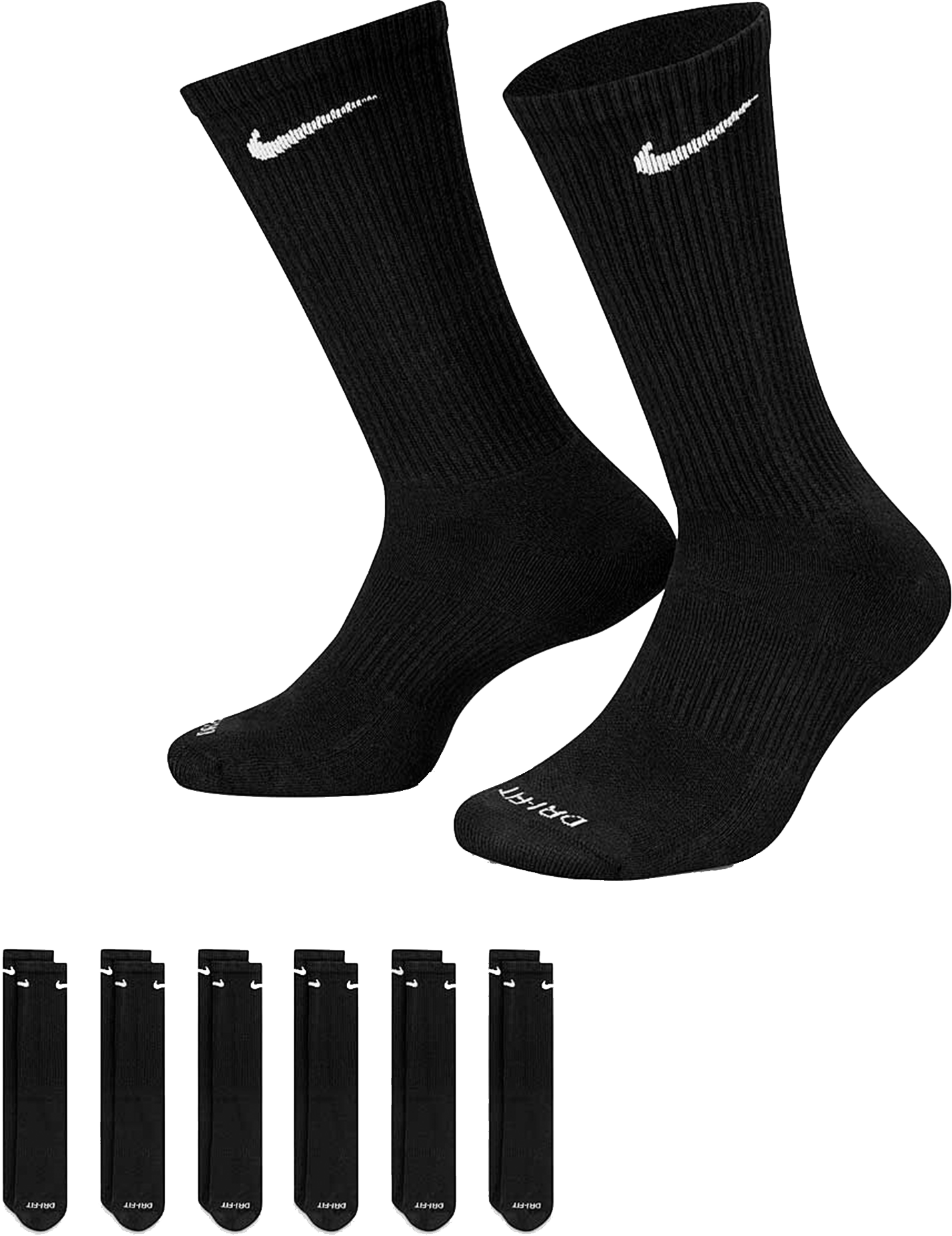 Nike Socken Schwarz F010