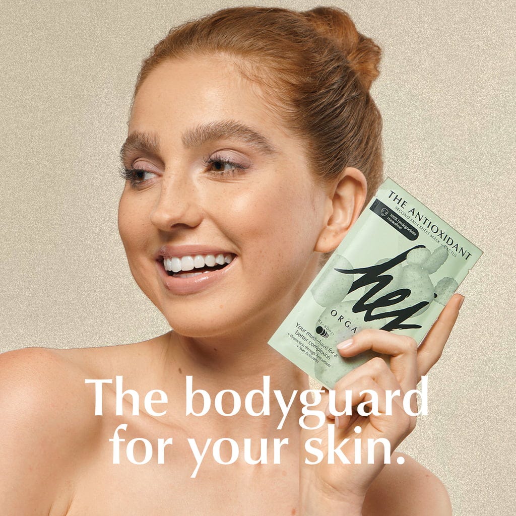 HEJ ORGANIC  The Antioxidant Second Skin Sheet Mask