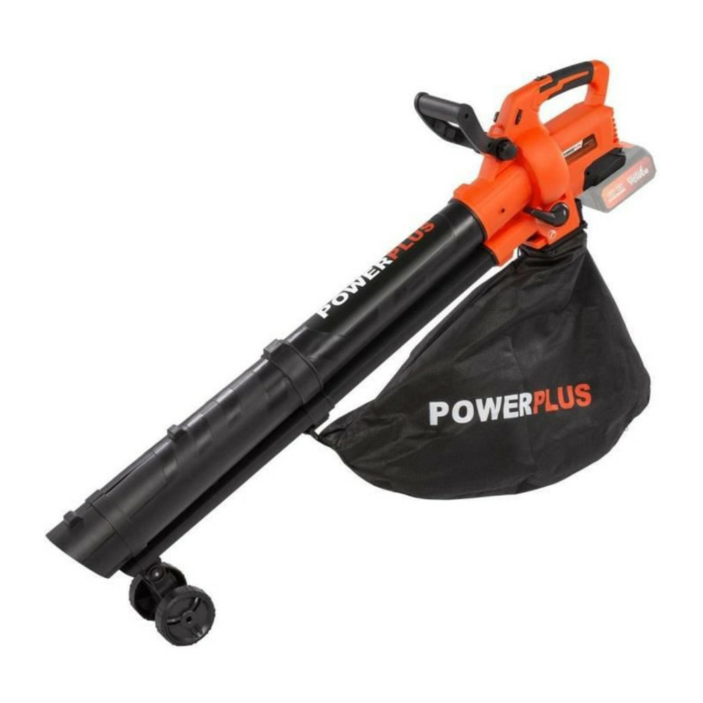 Aspirateur souffleur broyeur a batterie 40v powdpg75270 - moteur brushless - livré sans batterie ni chargeur