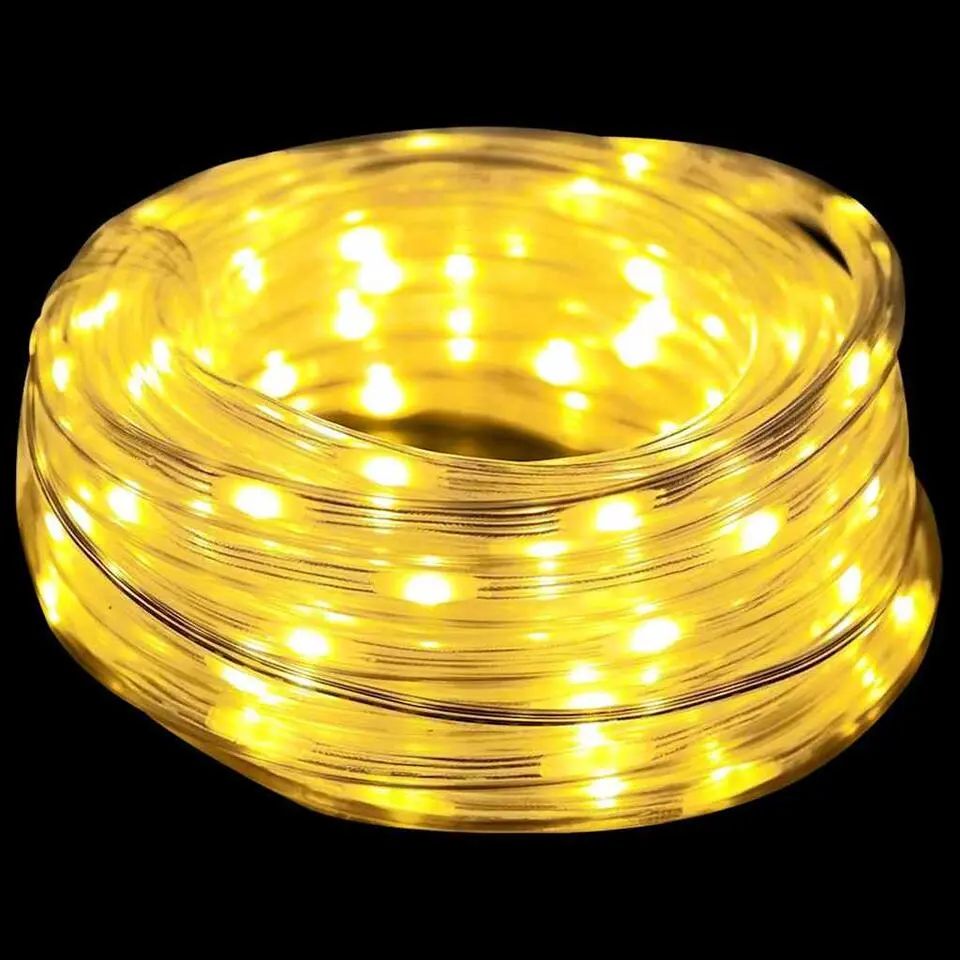 vidaXL - Touwenlicht met 2400 LED 100 m - Warmwit - PVC