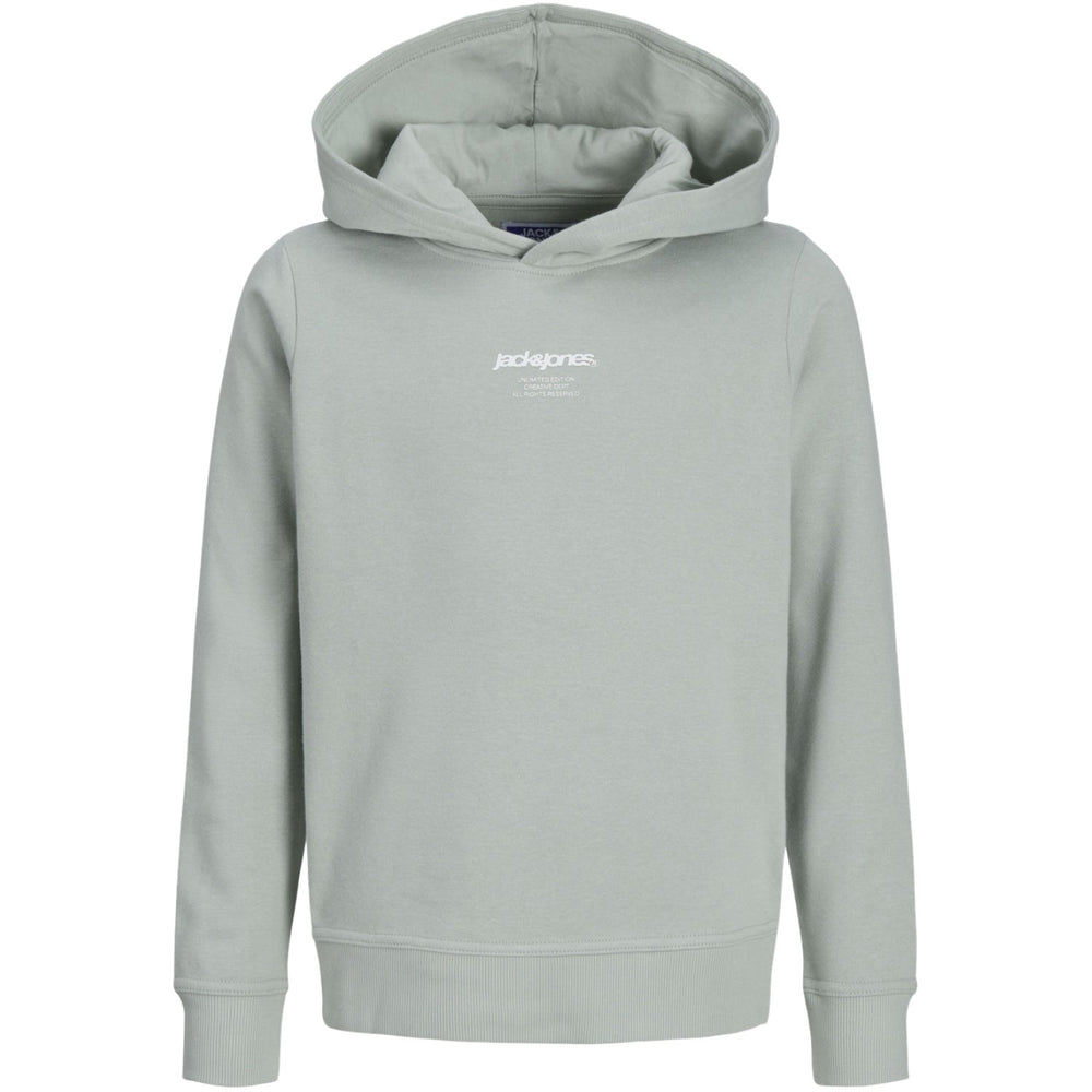 Køb Jack & Jones Junior Aqua Gray Tarmac Camo Back Print Hættetrøje