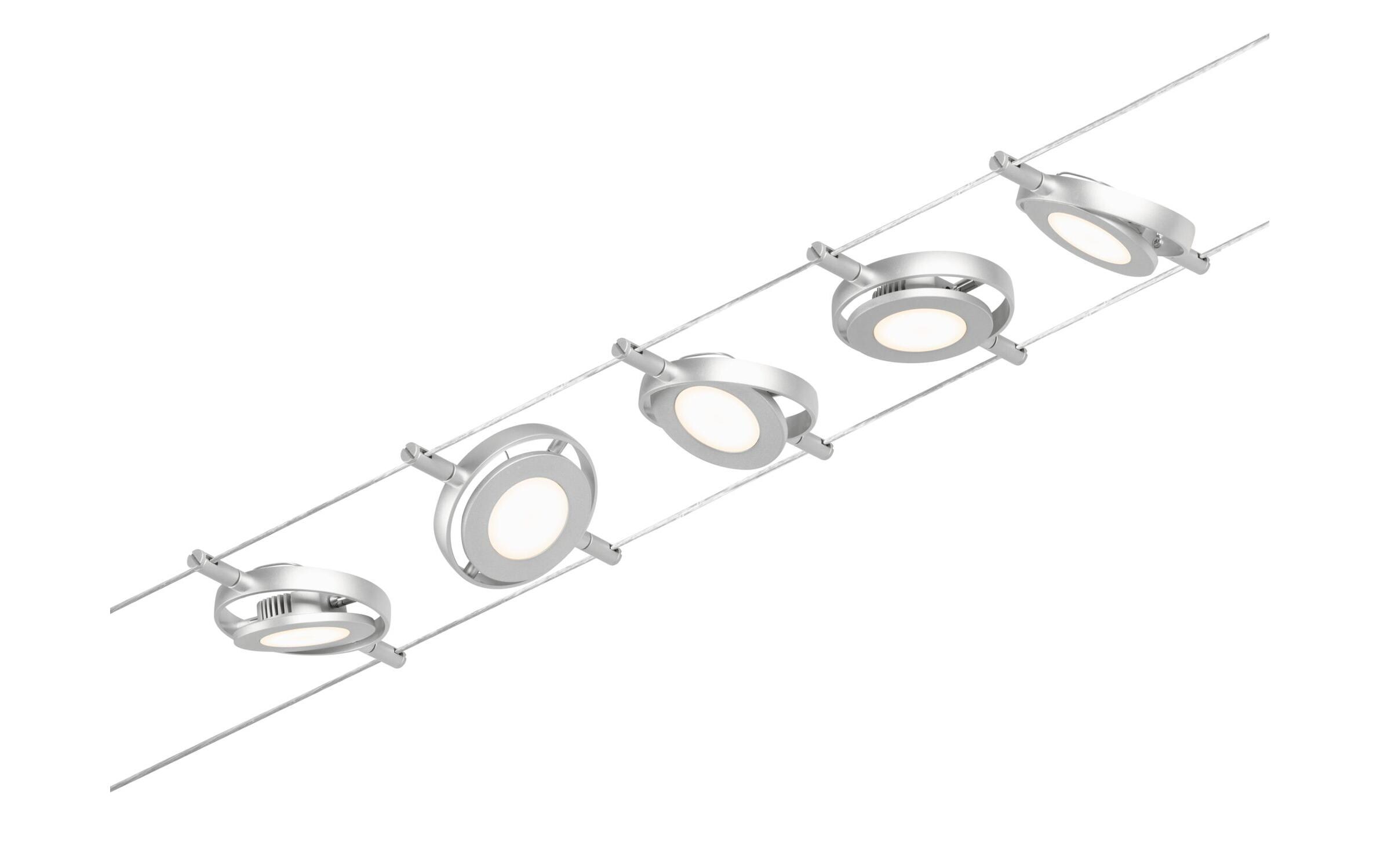 CorDuo LED Seilsystem RoundMac Basisset 5 x 200 lm<br>Schienenlichtschranke
