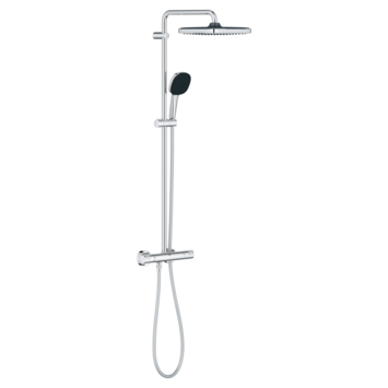 Grohe Douchesysteem Vitalio Comfort 250 met thermostaatkraan, Max. 8,0L/M Bij 3 Bar - Chroom - hartafstand kraan 15 cm