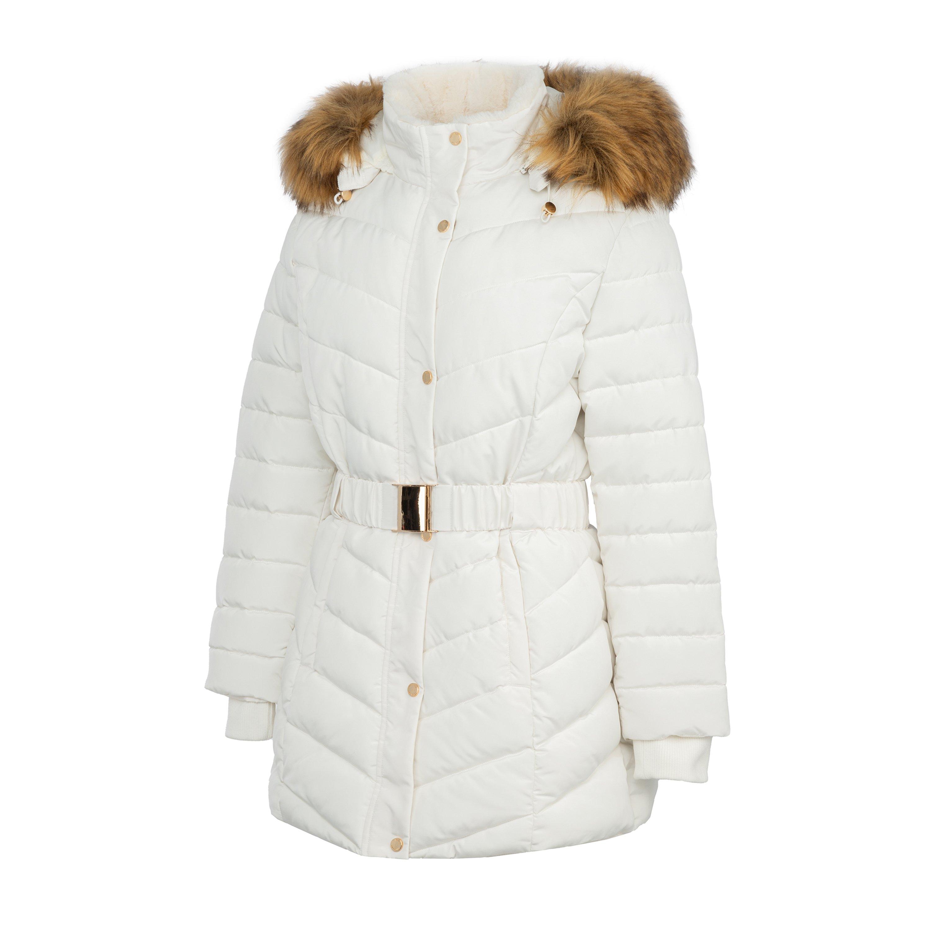 Firetrap Belt Bubble Jacket Womens