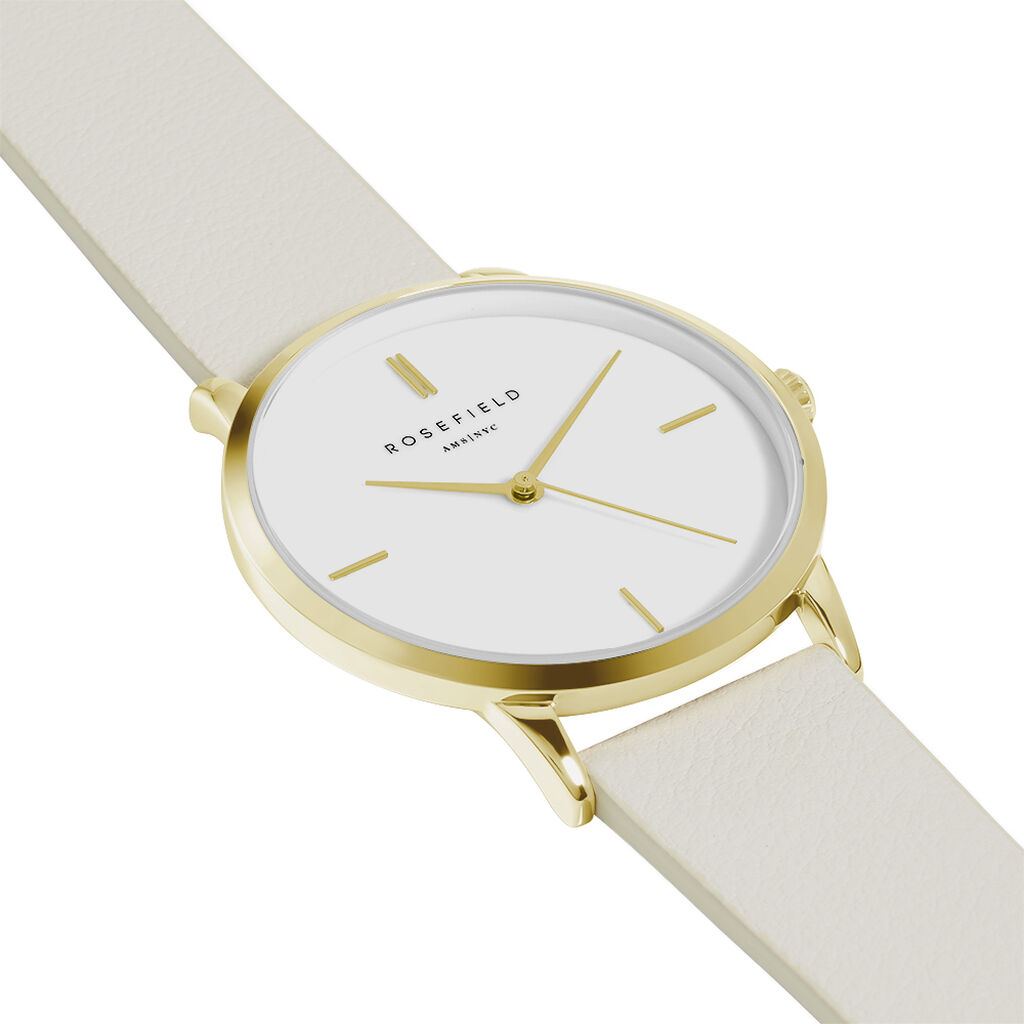 Montre Rosefield Nacre Blanche