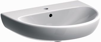 SCHADEMODEL: Geberit Renova wastafel met kraangat 60x48x19