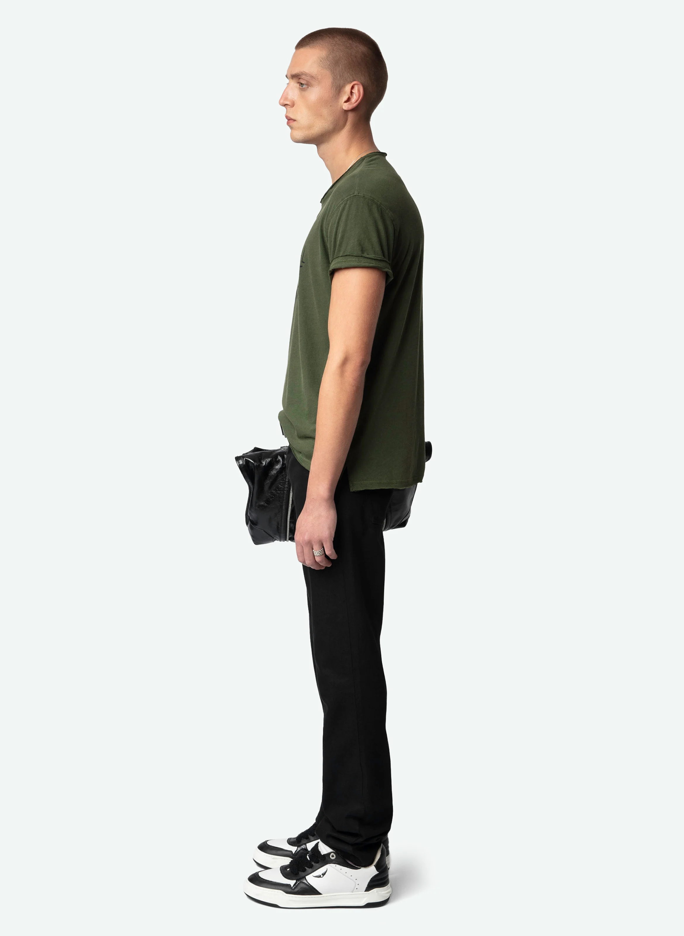 MONASTI - Tee-shirt droit en coton bio | Vert