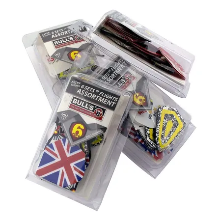 BULL'S Darts 6Pack Flights assort. Sort.