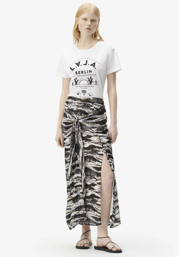 Lala Berlin Skirt Svyna Zebra wave dot