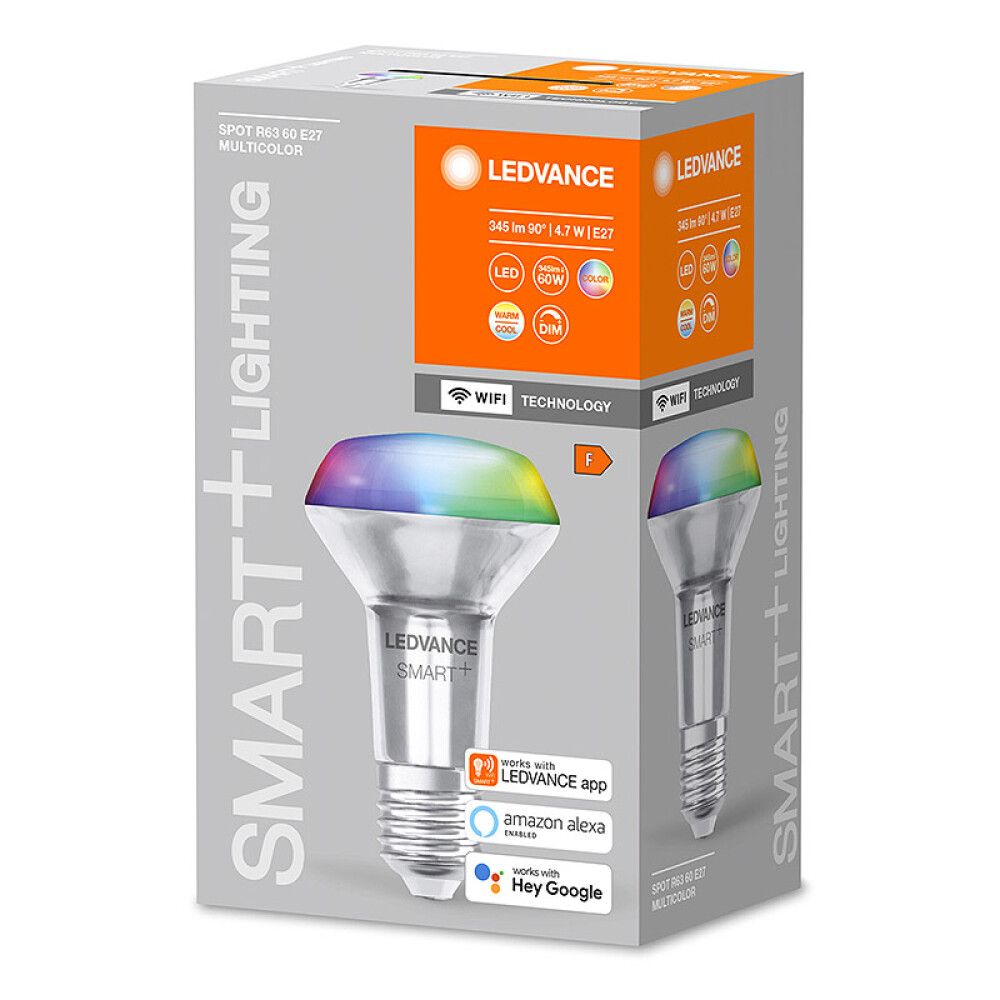 LYSPÆRELEDVANCE SMART+WIFI SPOT R63 RGBW E27 4,7W