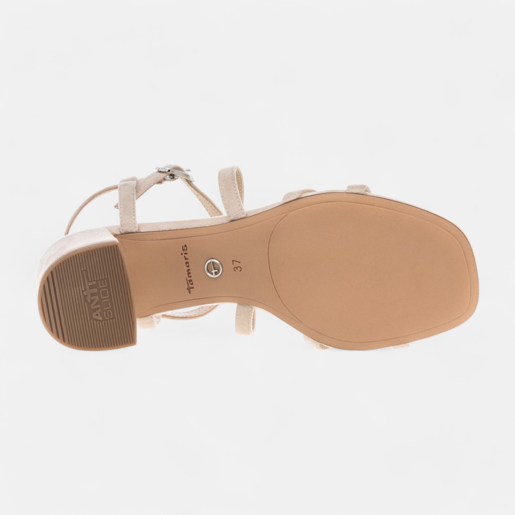 Nu-pieds à talon Femme beige