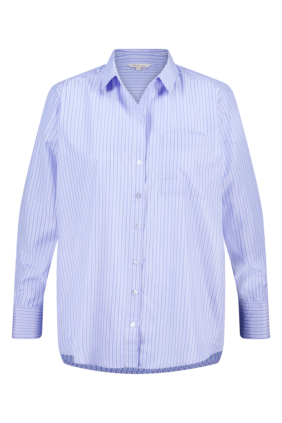 Overhemdblouse met strepen Multi blue