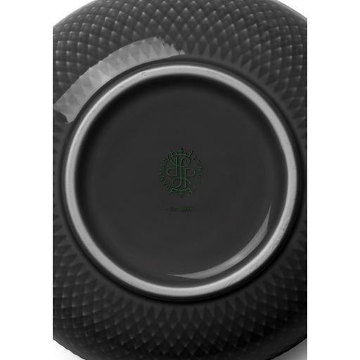 Lyngby Porcelæn Rhombe Earth Skål, Slate, Ø11 cm