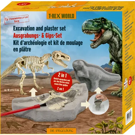 Die Spiegelburg Ausgrabungs- & Gips-Set T-Rex - T-Rex World
