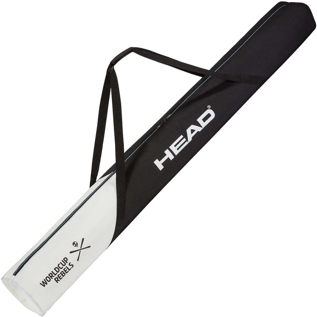Head Rebels Single Skibag 197.5 cm blk/wht/speed blue | Head Ski Bags | Head Skitaschen | Head | H | MARKEN | XSPO