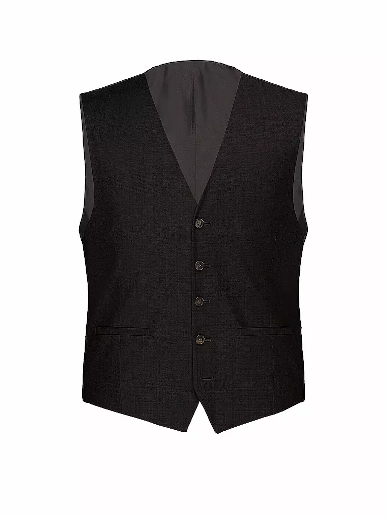 CARL GROSS Anzugweste Modern Fit Stan schwarz