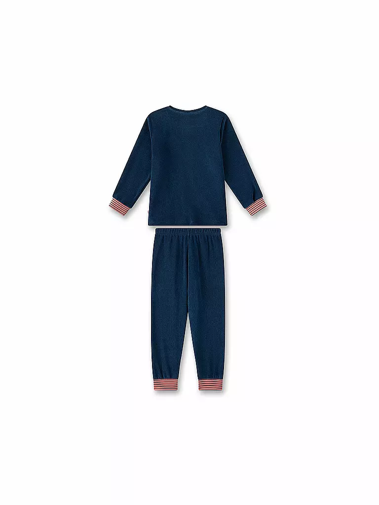 SANETTA Mädchen Pyjama dunkelblau