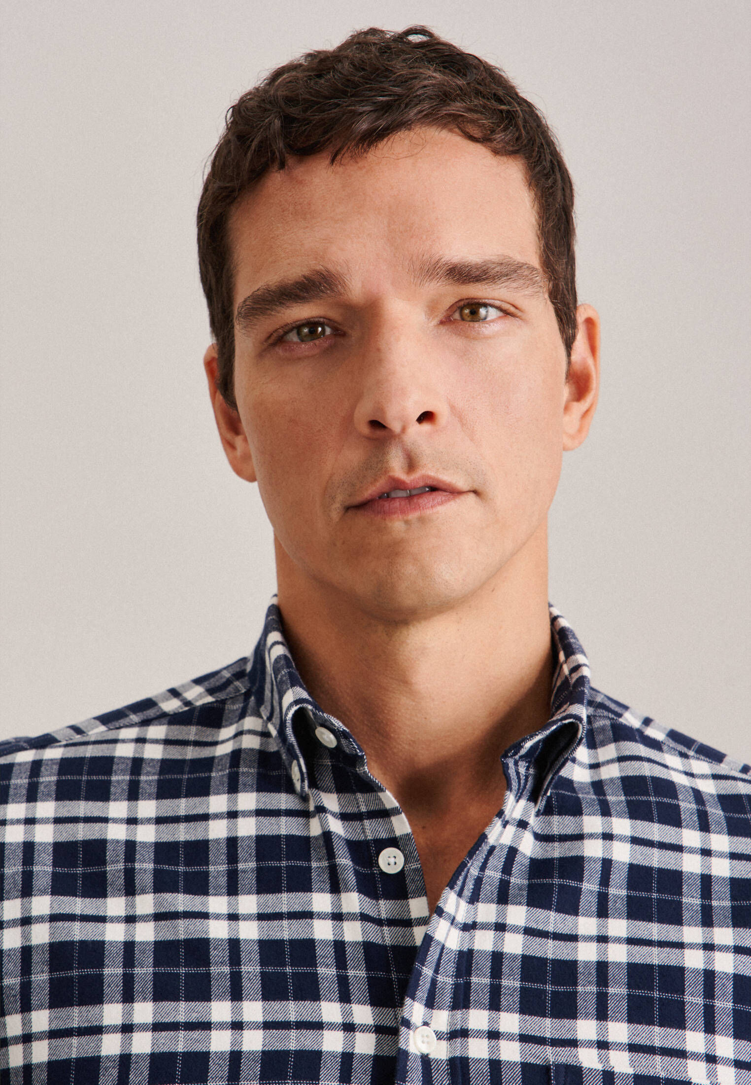 Seidensticker| Herren Casual Hemd Schwarze Rose
