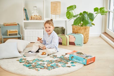 Barbo Toys Stor Gulvpuslespill Dinosaur 120 Brikker