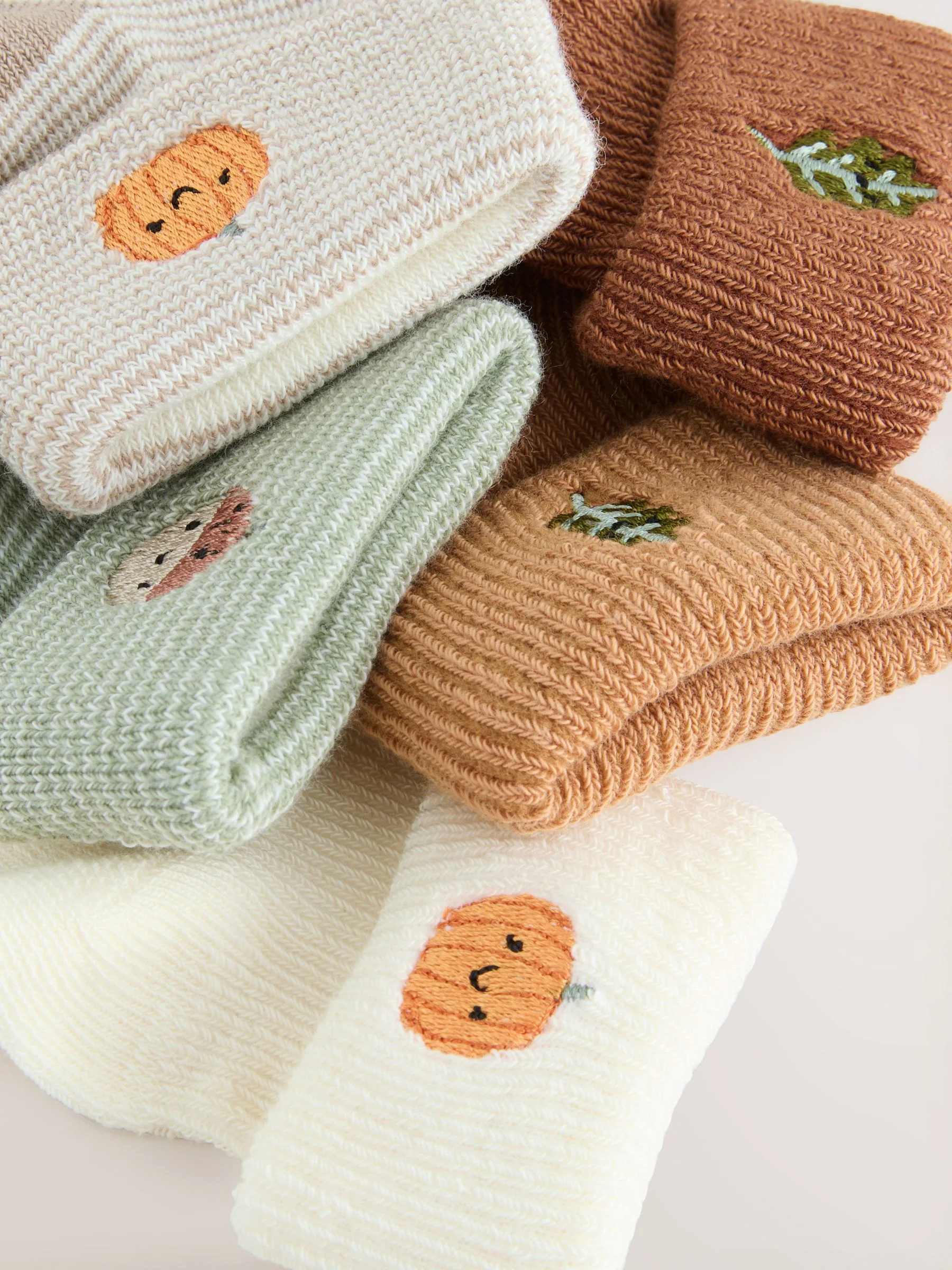 Bruin - Herfst babysokken 5 stuks (0mnd-2jr) (0mnd-2jr)