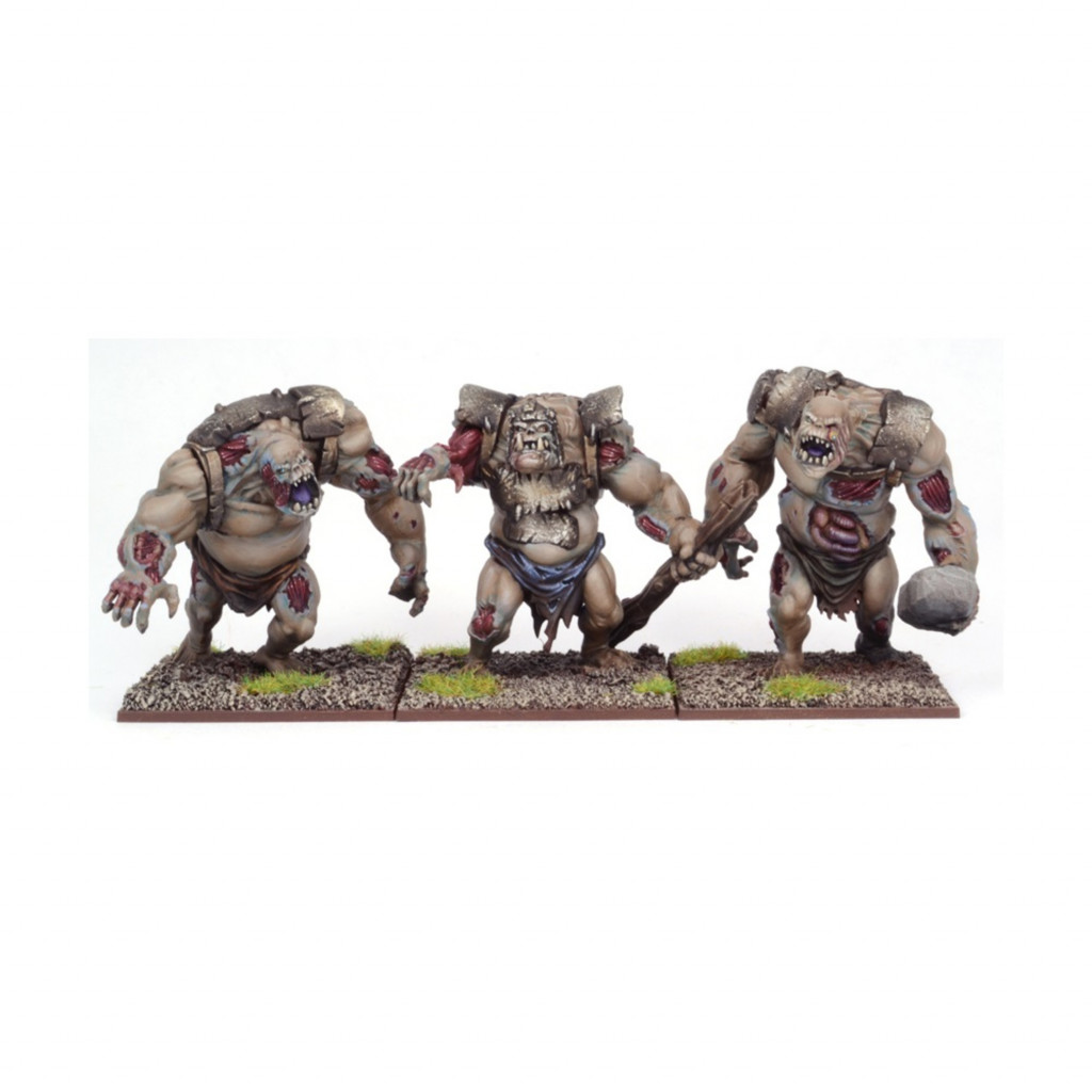 Kings of War - Undead - Zombie Troll Regiment