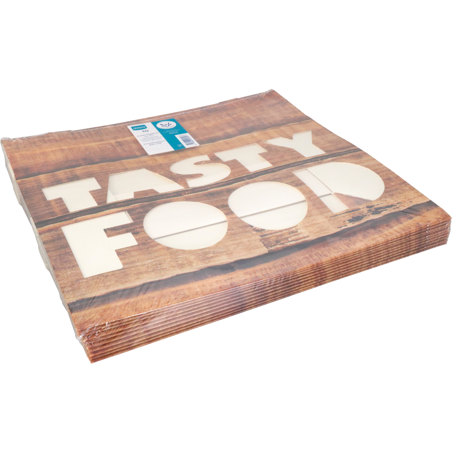 Depa Cateringdoos, Tastyfood, karton + PP, 357x247x80mm,