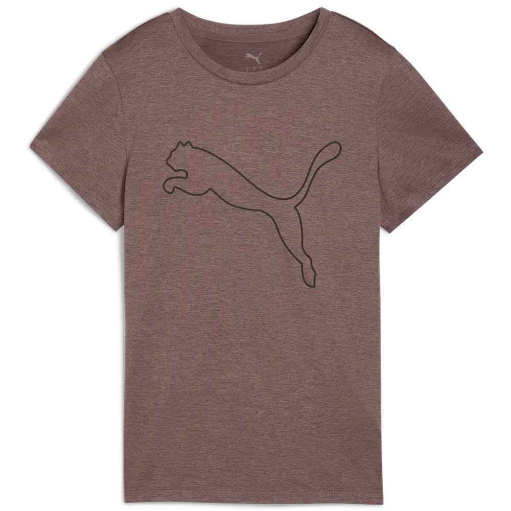 PumaW TAD ESSENTIAL Heather Logo Tee