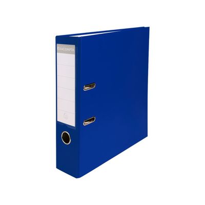 Exacompta - Classeur à levier - Dos 80 mm - A4 - pour 600 feuilles - bleu