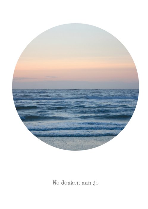 Bright Spot | Condoleancekaart | Zonsondergang
