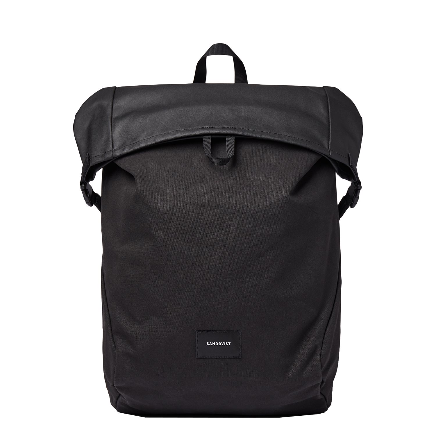 Sandqvist Alfred Backpack black with black webbing