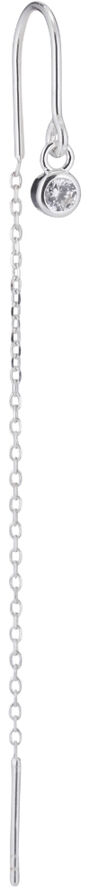 The Earring Shop Crystal Hook Threader -Silver Sølv