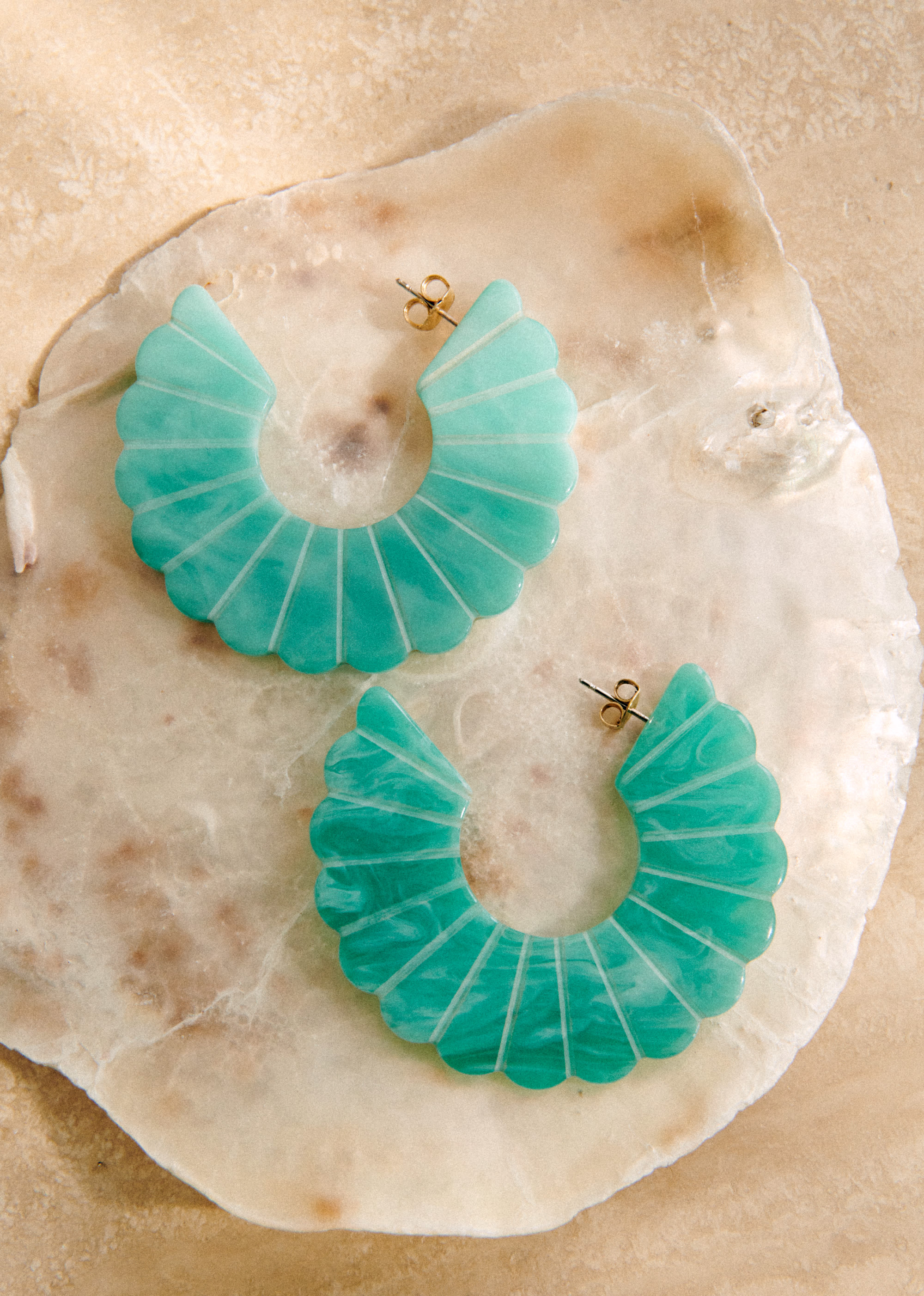 Boucles d'oreilles Sandy - Lagon - E-SHOP/BIJOUX Boucles d'Oreilles 5905793