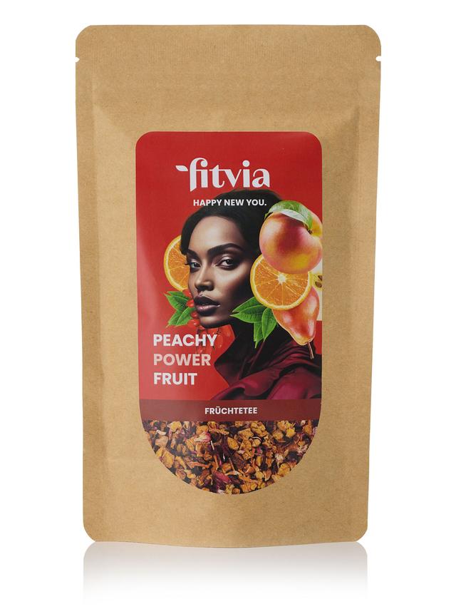 fitvia Früchtetee Pfirsich-Gojibeere, 3er-Set