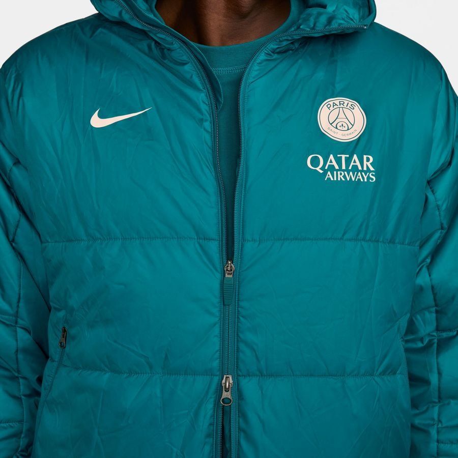 Paris Saint-Germain Manteau d'Hiver Therma-FIT Academy Pro SDF - Geode Teal/Orange
