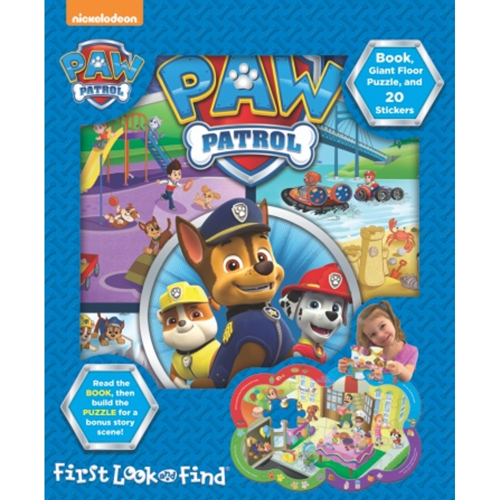 Mein erstes PAW Patrol Suchbuch mit riesigem Bodenpuzzle