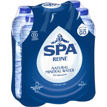 SPA REINE Natuurlijk Mineraalwater 6 x 50cl