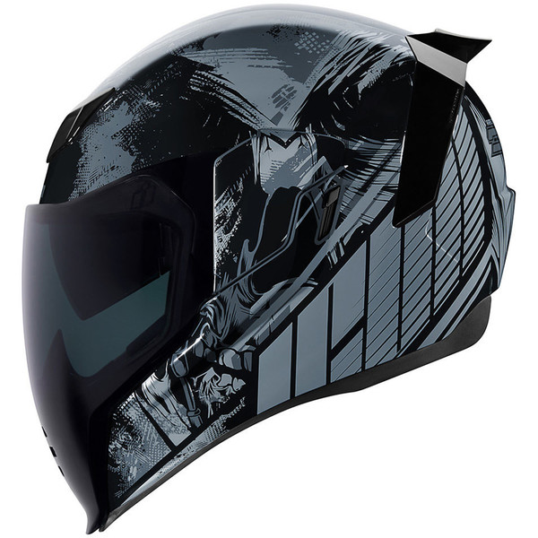 Icon - Casque Airflite Stim Noir / Gris