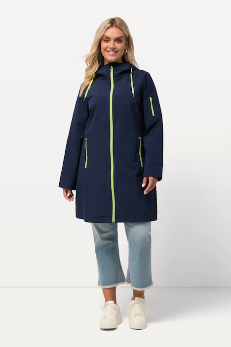 HYPRAR Funktionsjacke, wasserdicht, Stehkragen, Kapuze