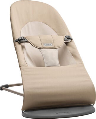 BabyBjörn Balance Soft Vippestol Vevet, Khaki/Beige