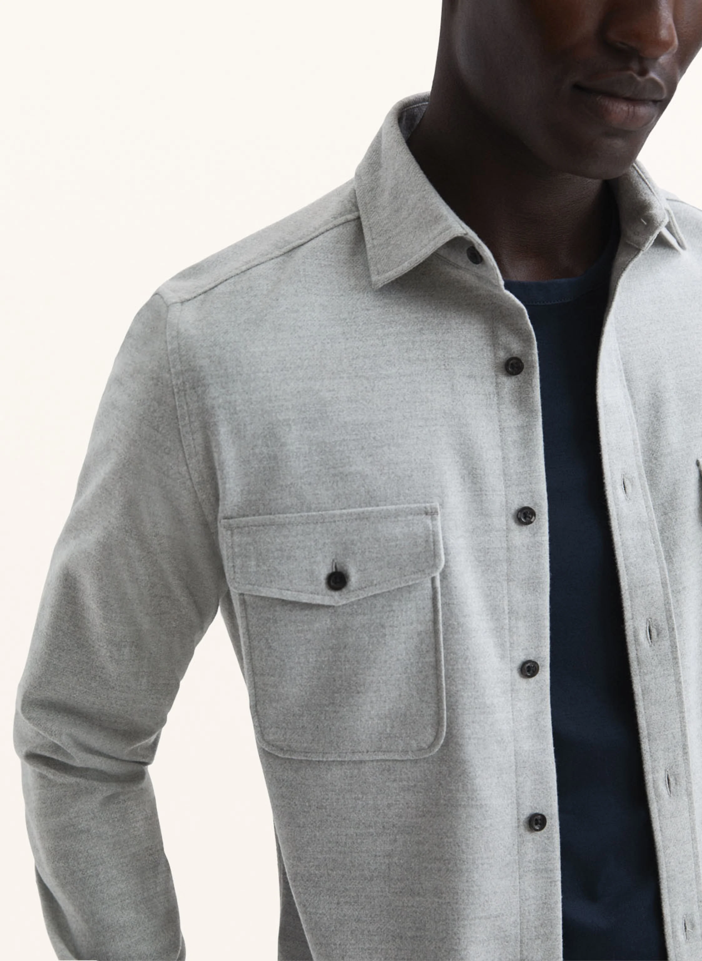 REISS Flanellhemd CHASER Slim Fit