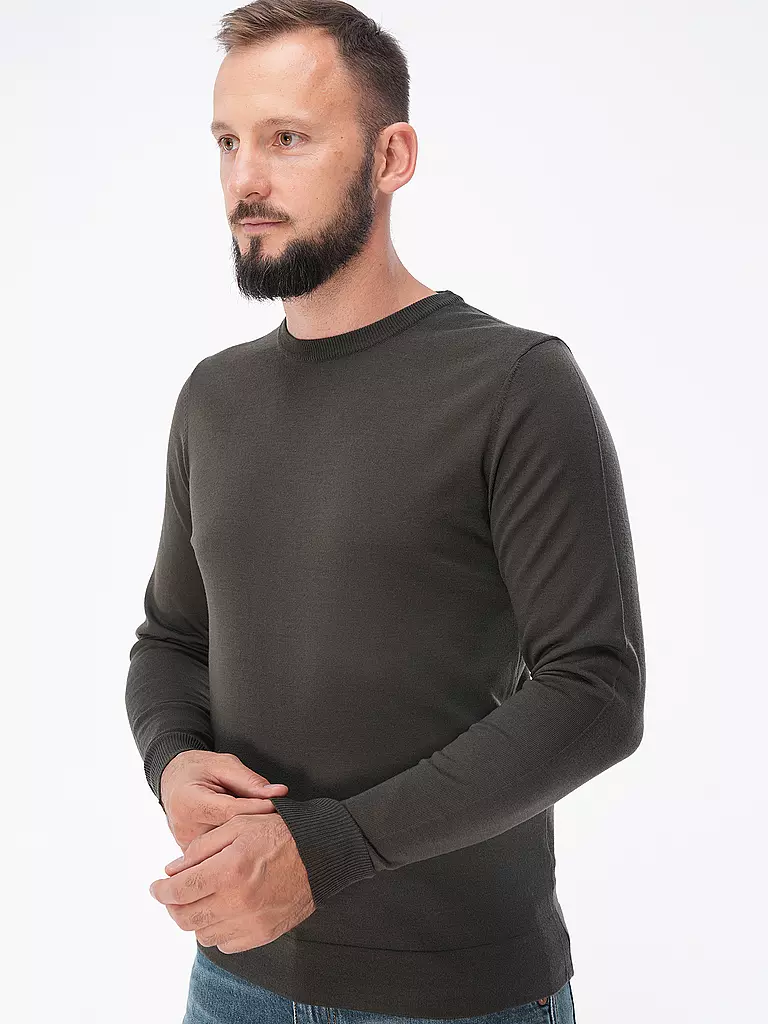 STRELLSON Pullover MAREK olive