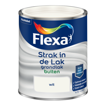 Flexa Strak in de Lak grondlak voor buiten wit 750 ml