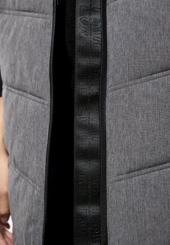 Teflon Longweste - frost grey melange