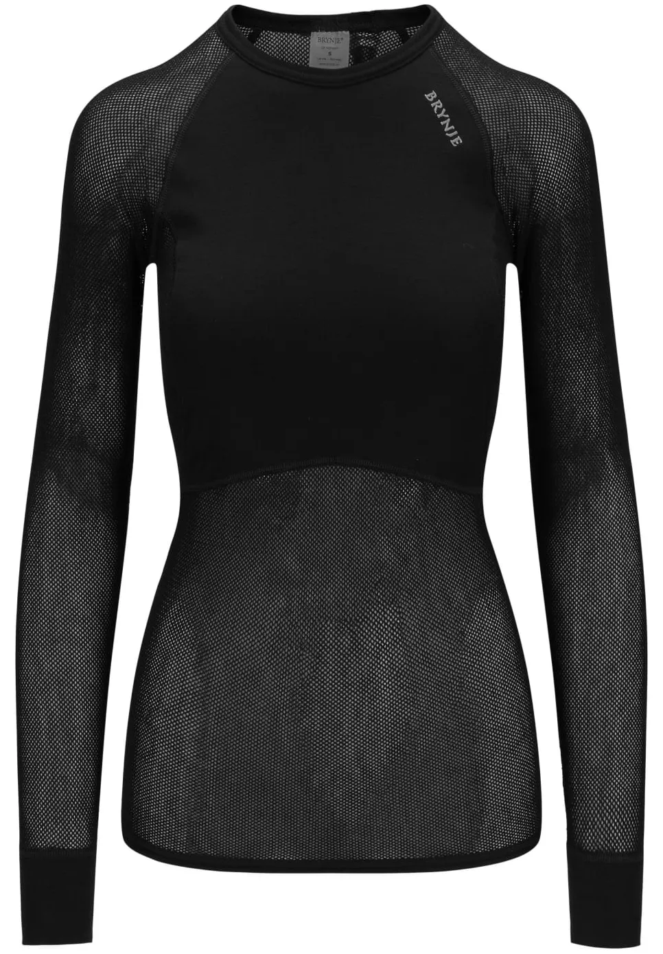 Brynje Women's Wool Thermo Light Long Sleeved Shirt Black