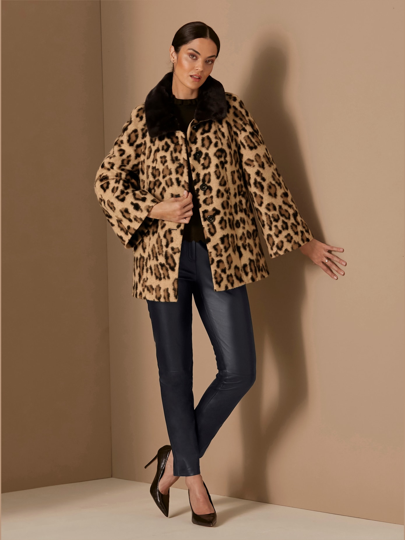 Veste en laine joli mélange de laine haute qualité