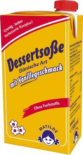 Matilde Dessertsoße, Vanillesoße