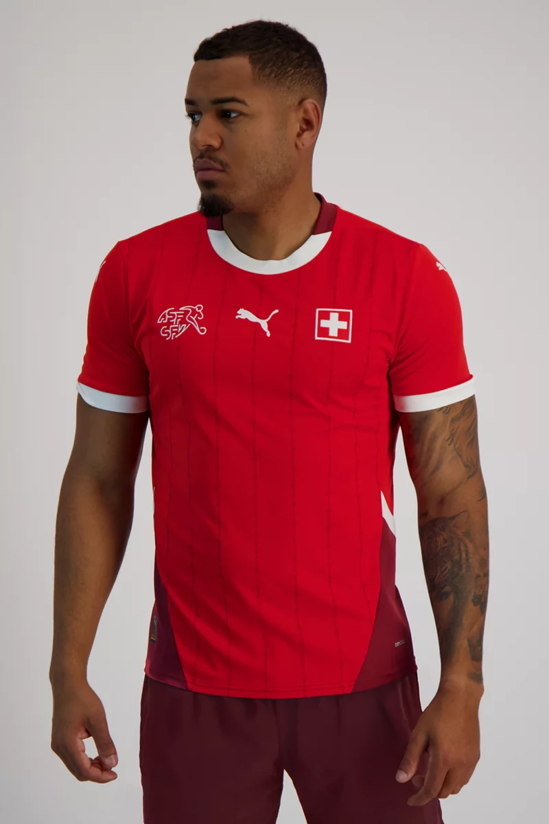 Puma Schweiz Home Replica Herren Fussballtrikot EM 2024