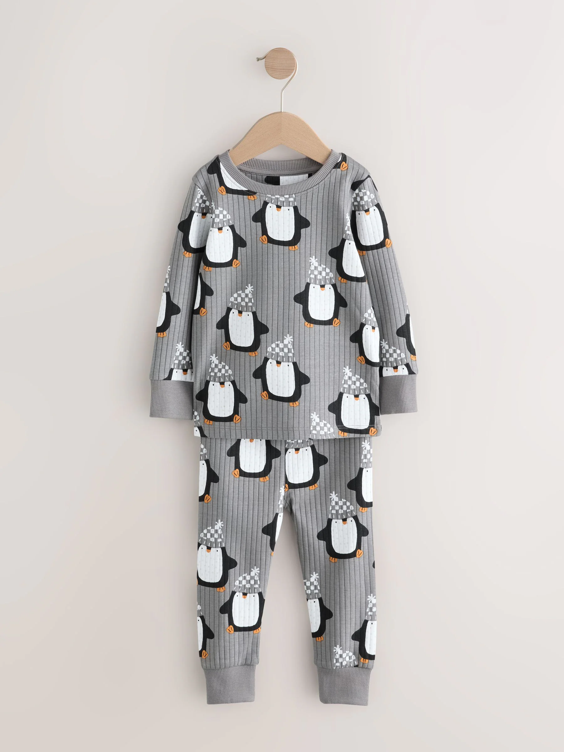 Rood - Set van 3 knusse Kerstmis Pyjama's (9mnd-10jr)